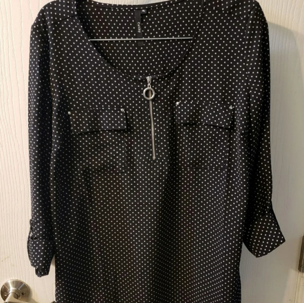 Cathy Polkadot Blouse